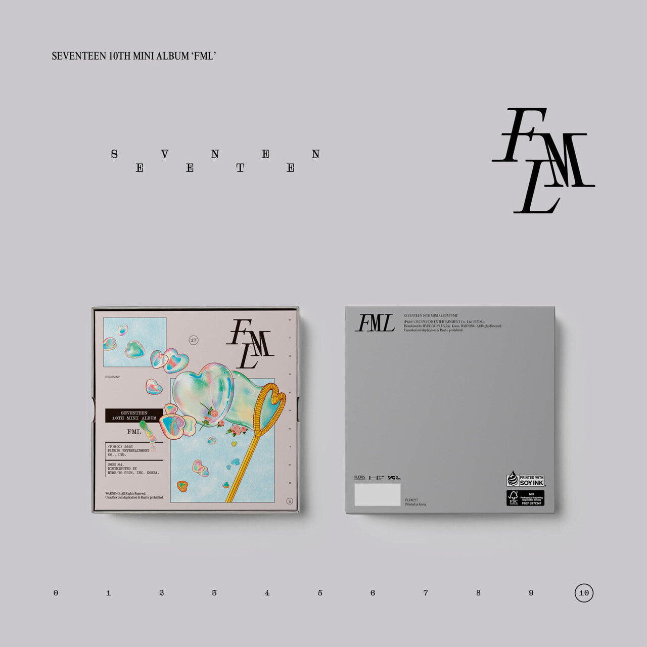 SEVENTEEN - FML (CARAT Version): CD Box Set - Polydor Store UK