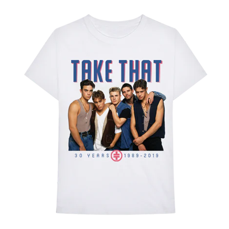 Take That Retro Tour Tee White Polydor Store UK