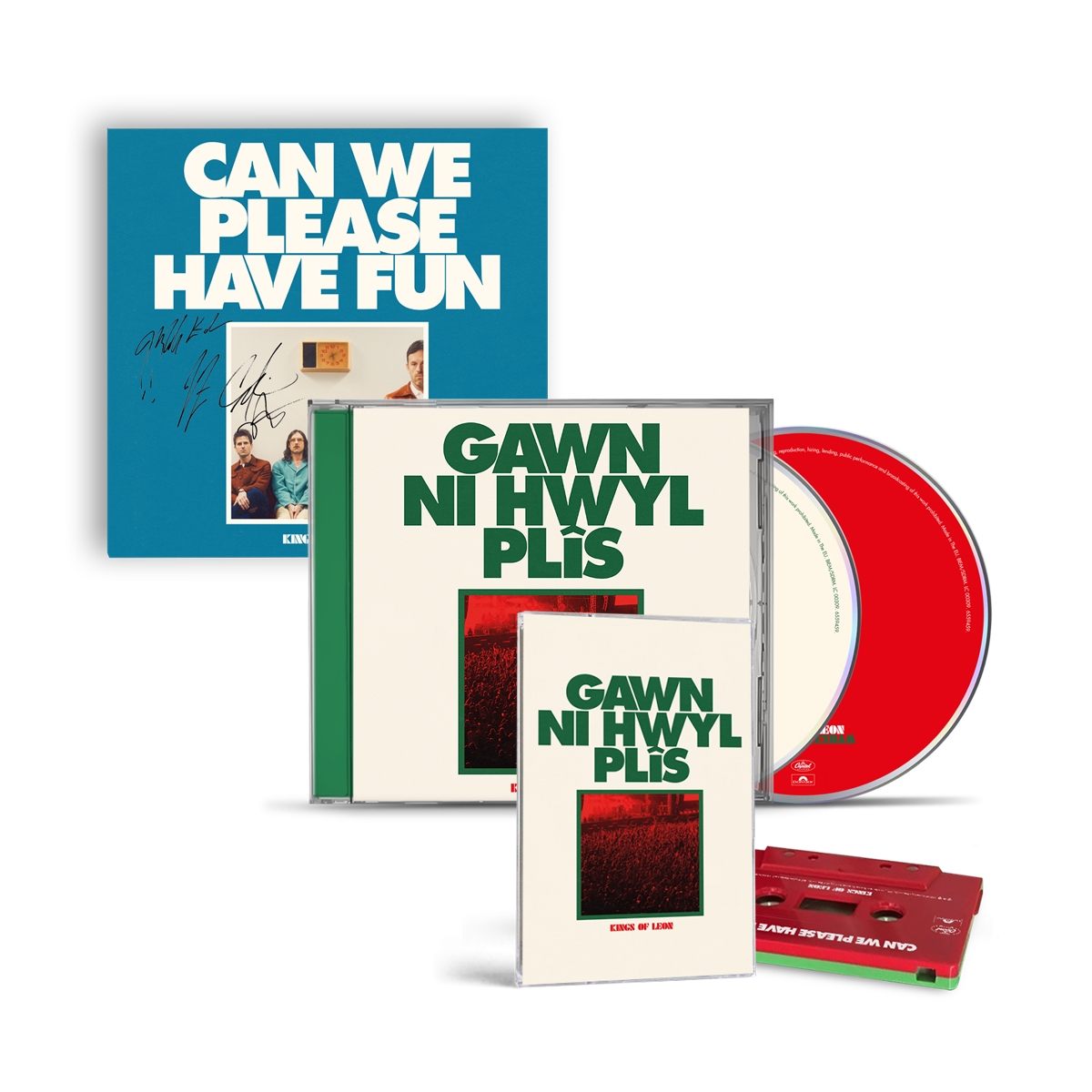 Kings Of Leon - Can We Please Have Fun 2CD and Cassette Bundle (Wrexham ...