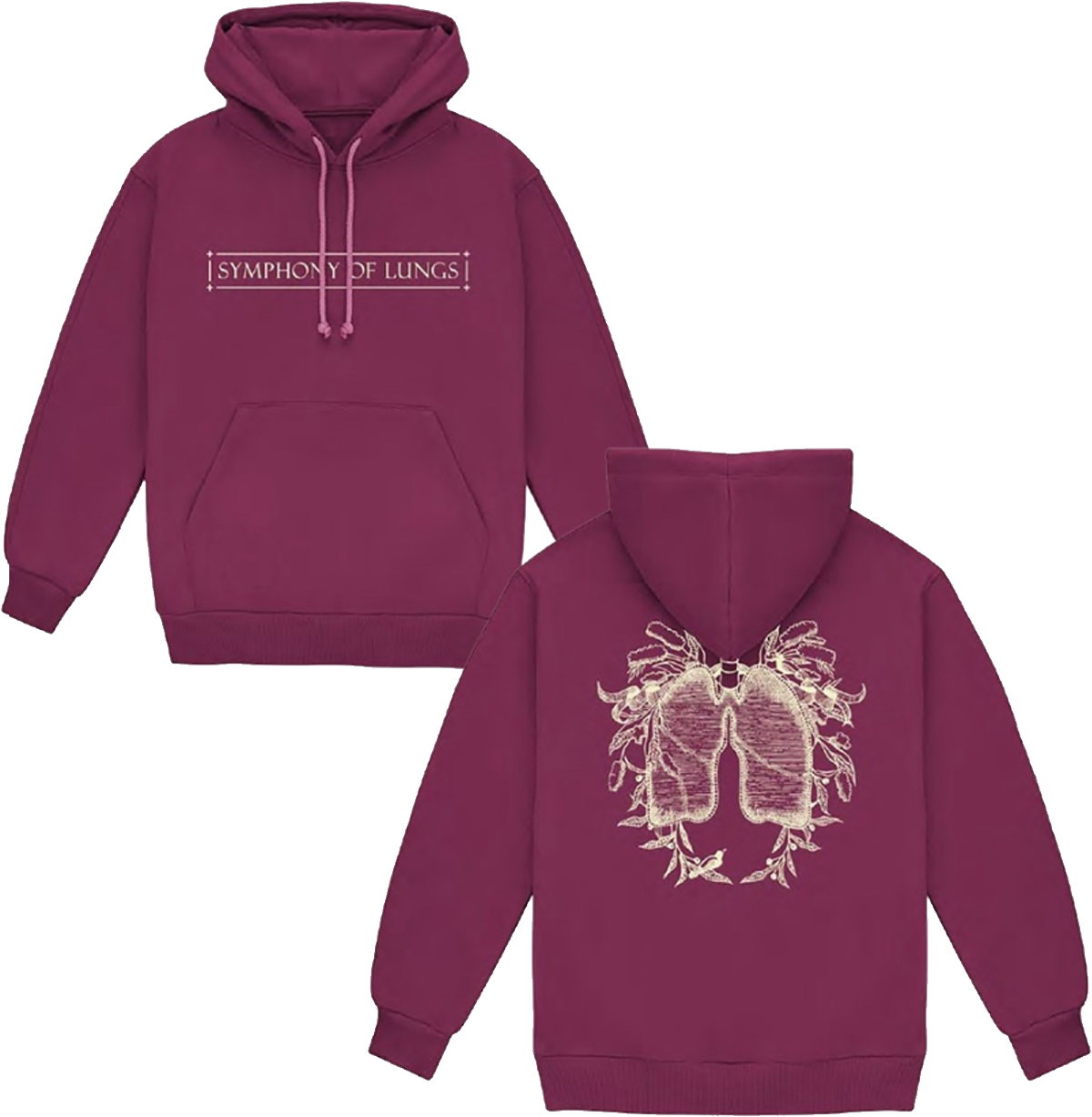 Florence + The Machine - Maroon Symphony Hoodie