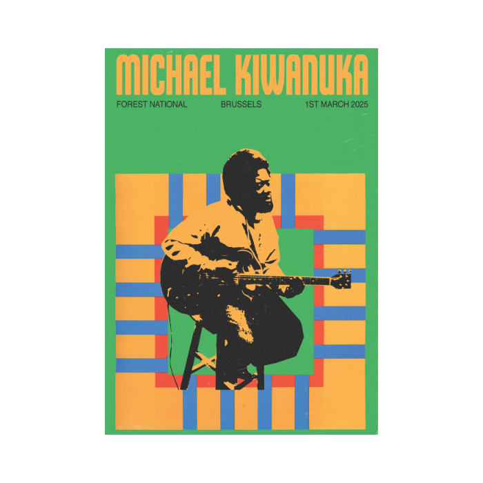 Michael Kiwanuka - Brussels Signed Poster