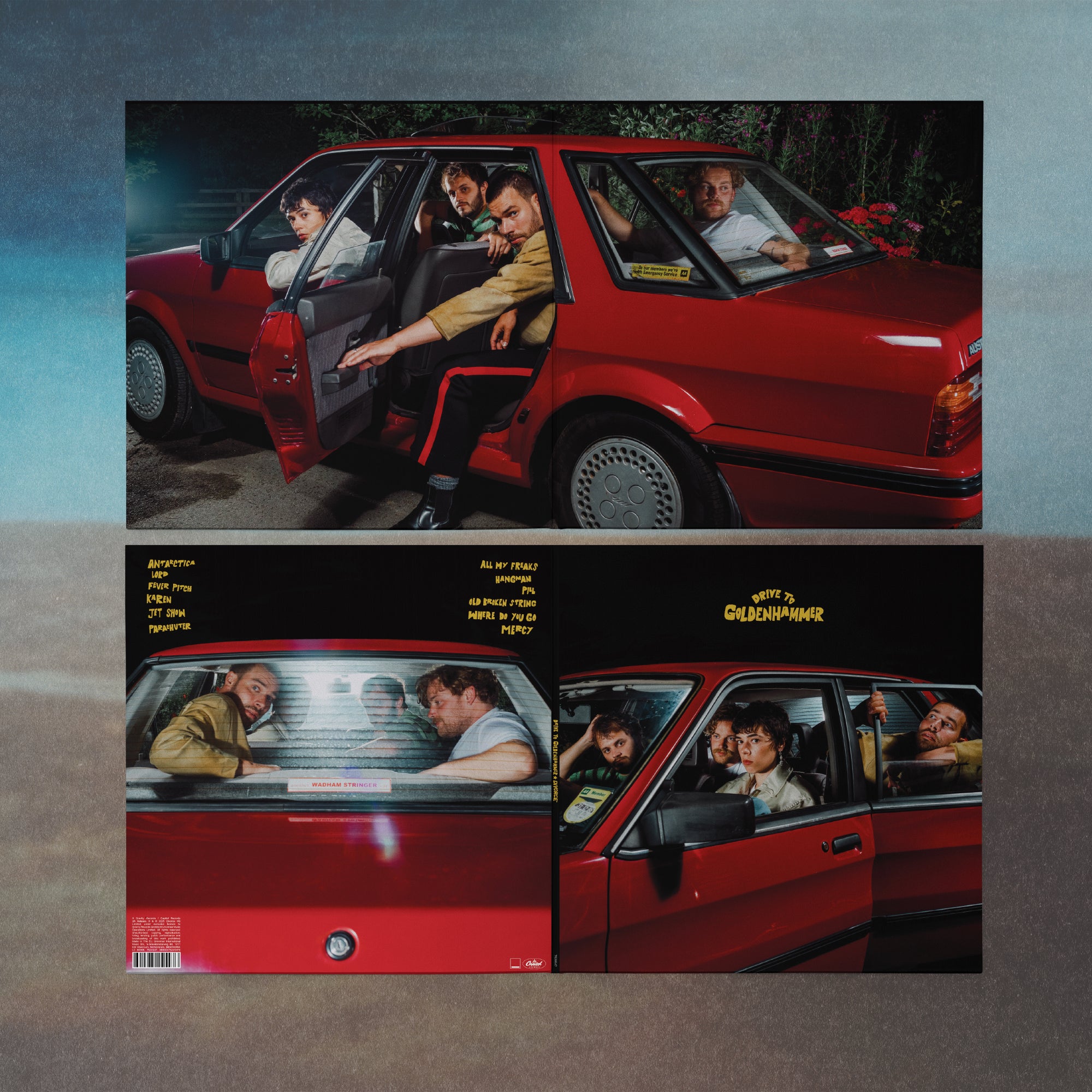 Divorce - Drive To Goldenhammer "Red Car” Store Exclusive Edition Gatefold Vinyl