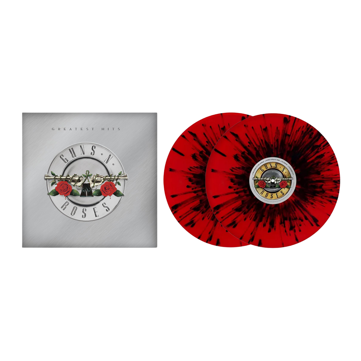 Guns N' Roses - Greatest Hits: Limited Edition Red & Black Splatter Vinyl 2LP