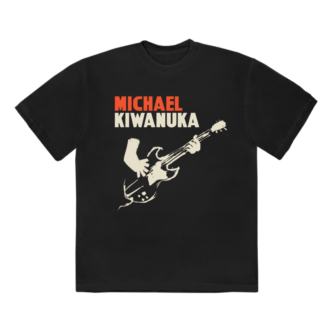 Michael Kiwanuka - Black Guitar Sketch T-Shirt