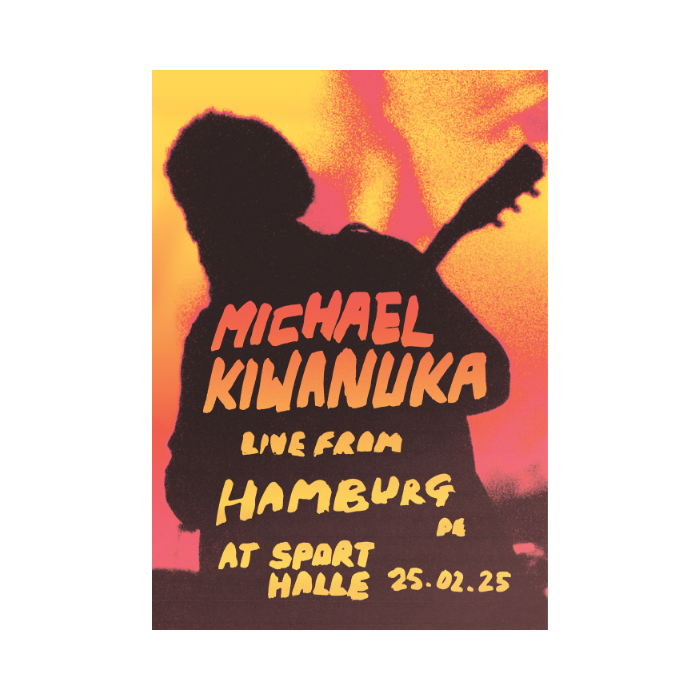 Michael Kiwanuka - Hamuburg Signed Poster