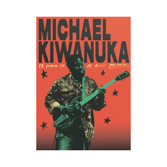 Michael Kiwanuka - Manchester Signed Poster