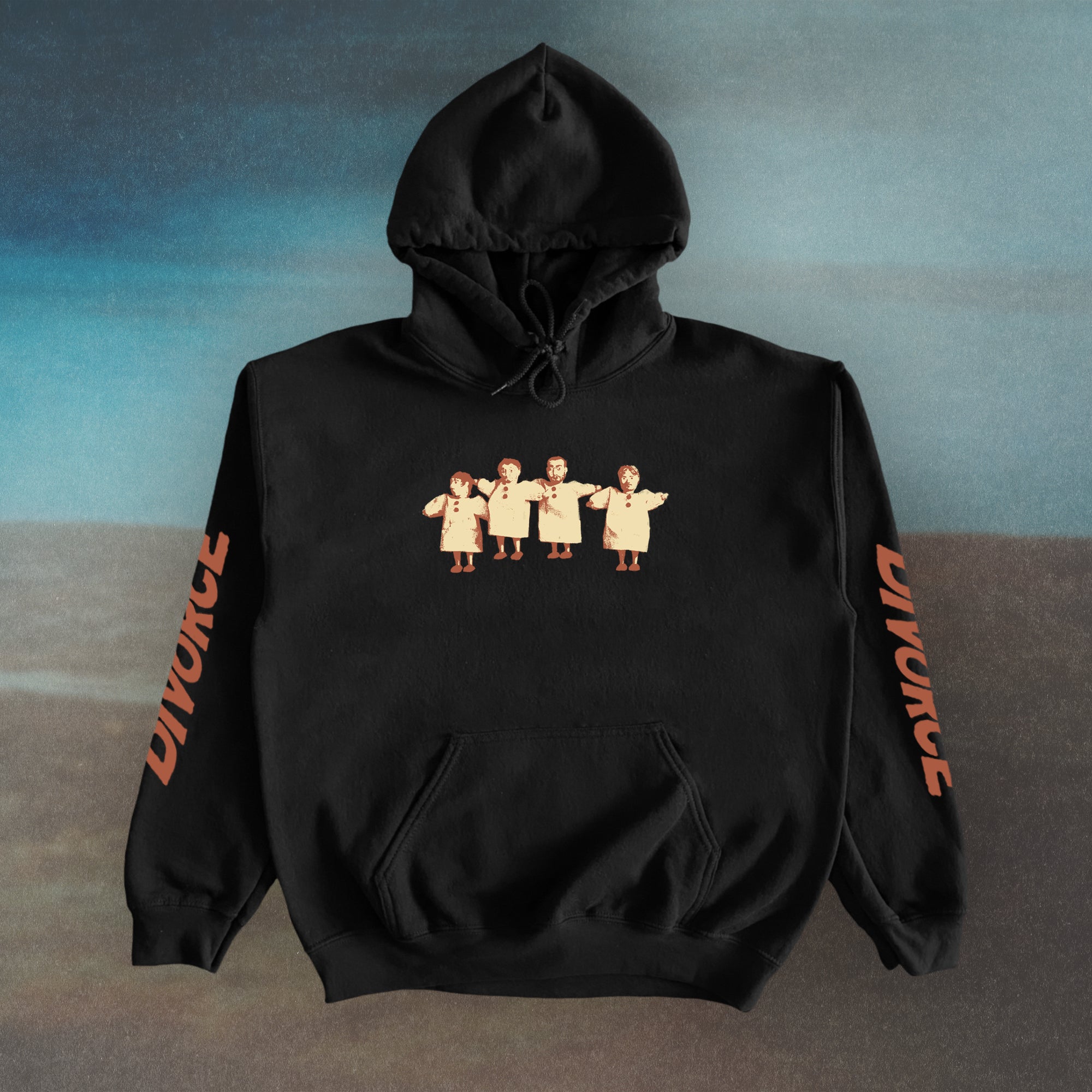 Divorce - MARIONETTES BLACK HOODIE