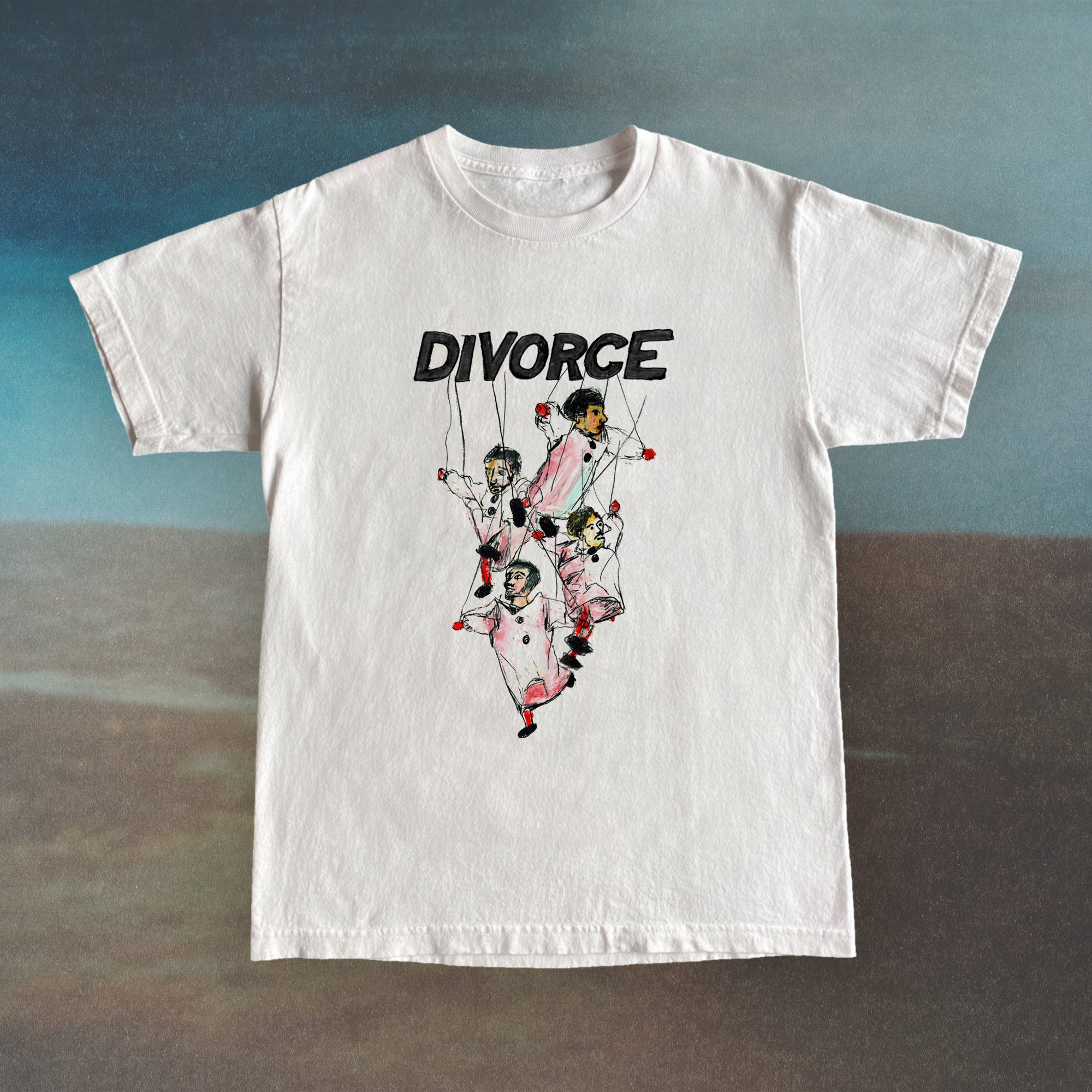 Divorce - MARIONETTES WHITE T-SHIRT