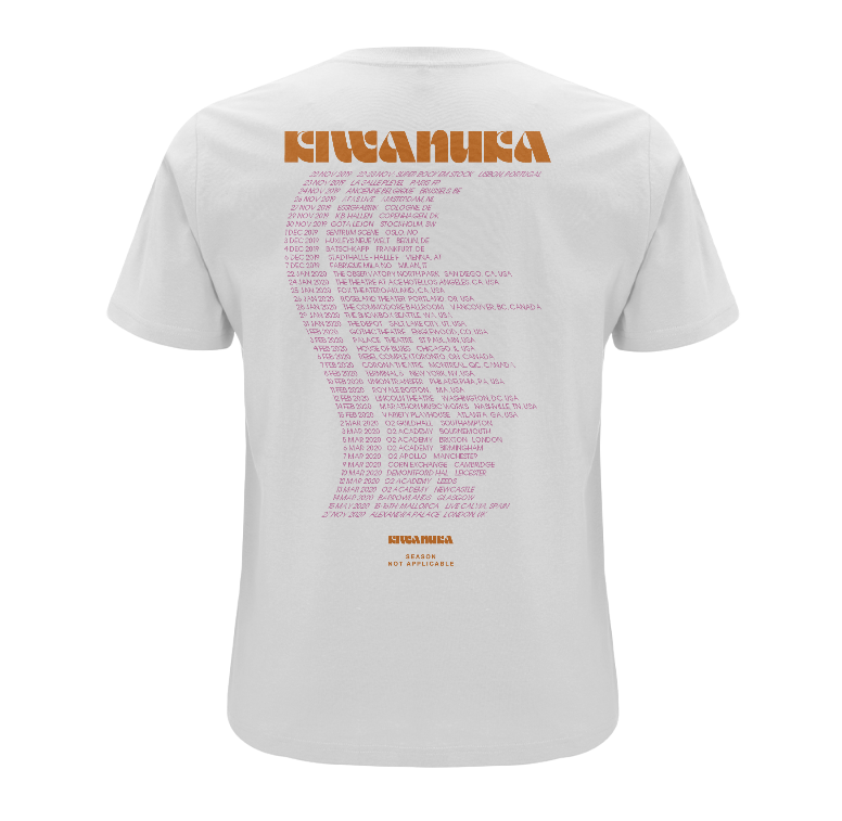 Michael Kiwanuka - Michael Kiwanuka Grave T-Shirt White 