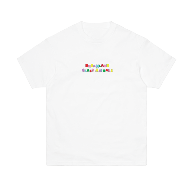 Glass Animals - Dreamland White Embroidery Tee