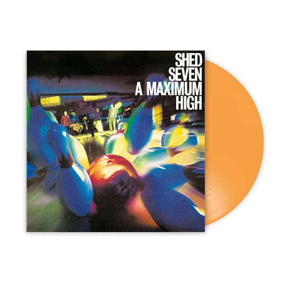 Shed Seven - A Maximum High: Orange Neon Marbled Vinyl LP