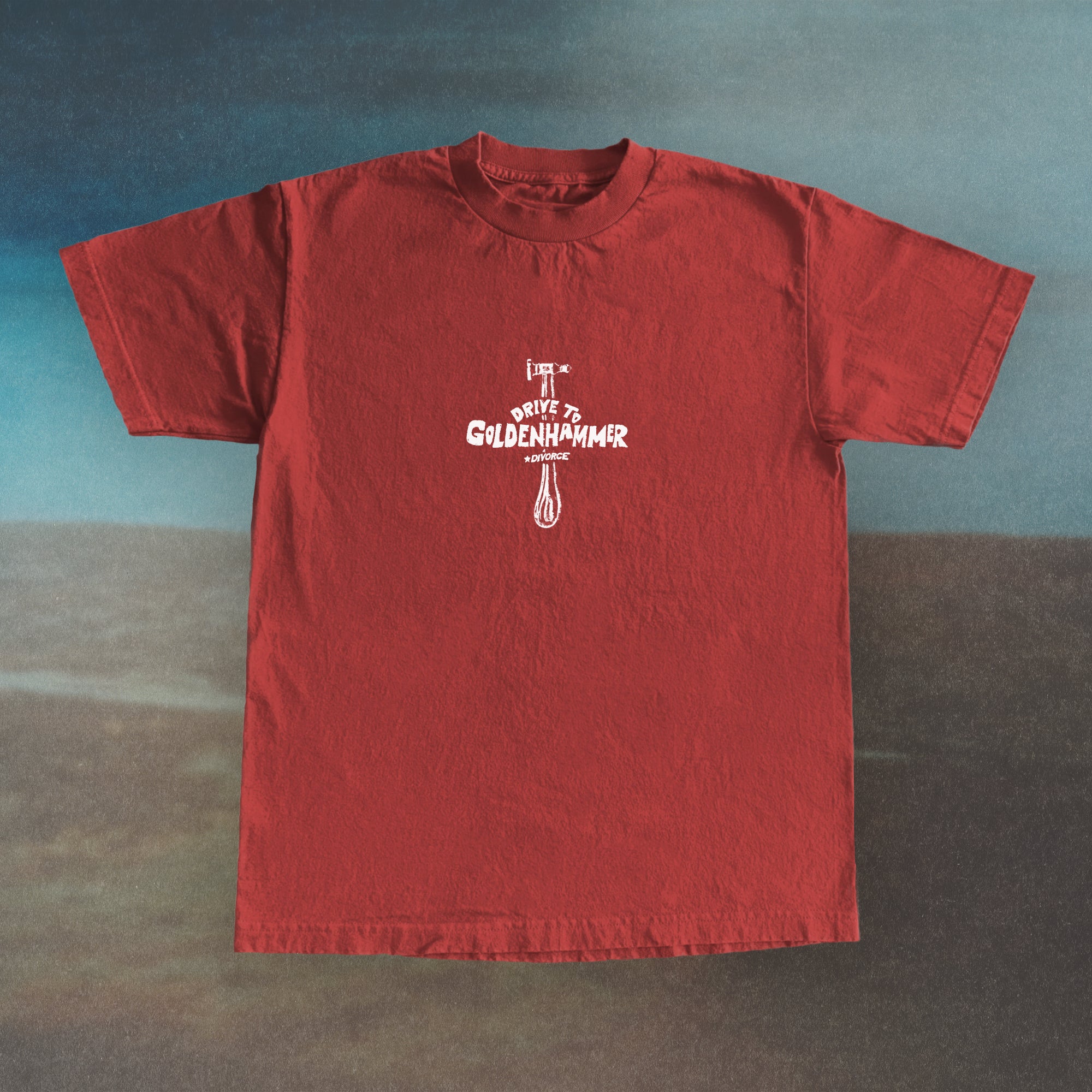 Divorce - THE HAMMER RED T-SHIRT