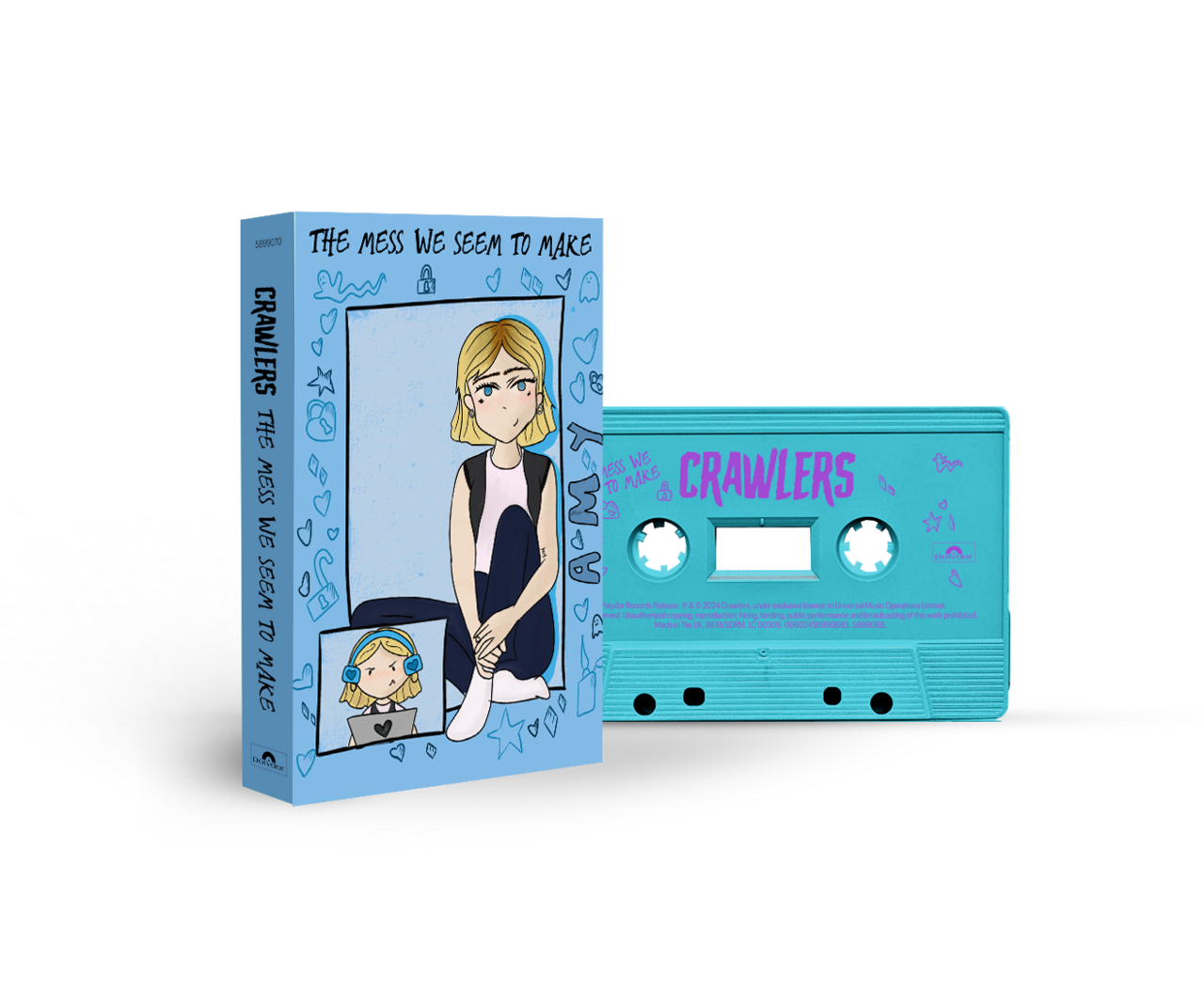 Crawlers - The Mess We Seem To Make Cassette [Amy]