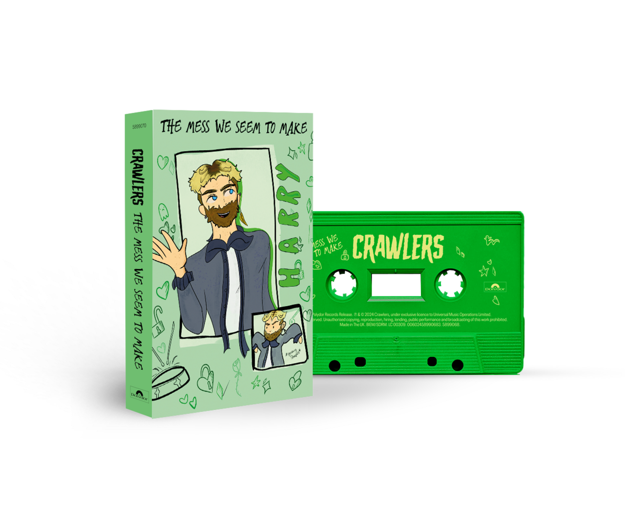 Crawlers - The Mess We Seem To Make Cassette [Harry]