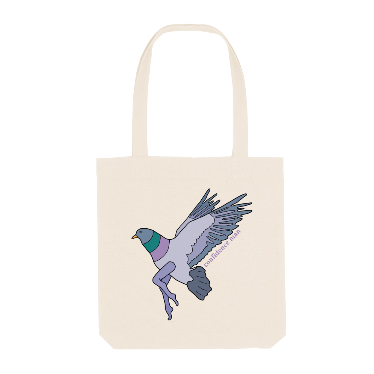 Confidence Man - 3AM (LA LA LA) Chris (simpsons artist) Pigeon Tote Bag