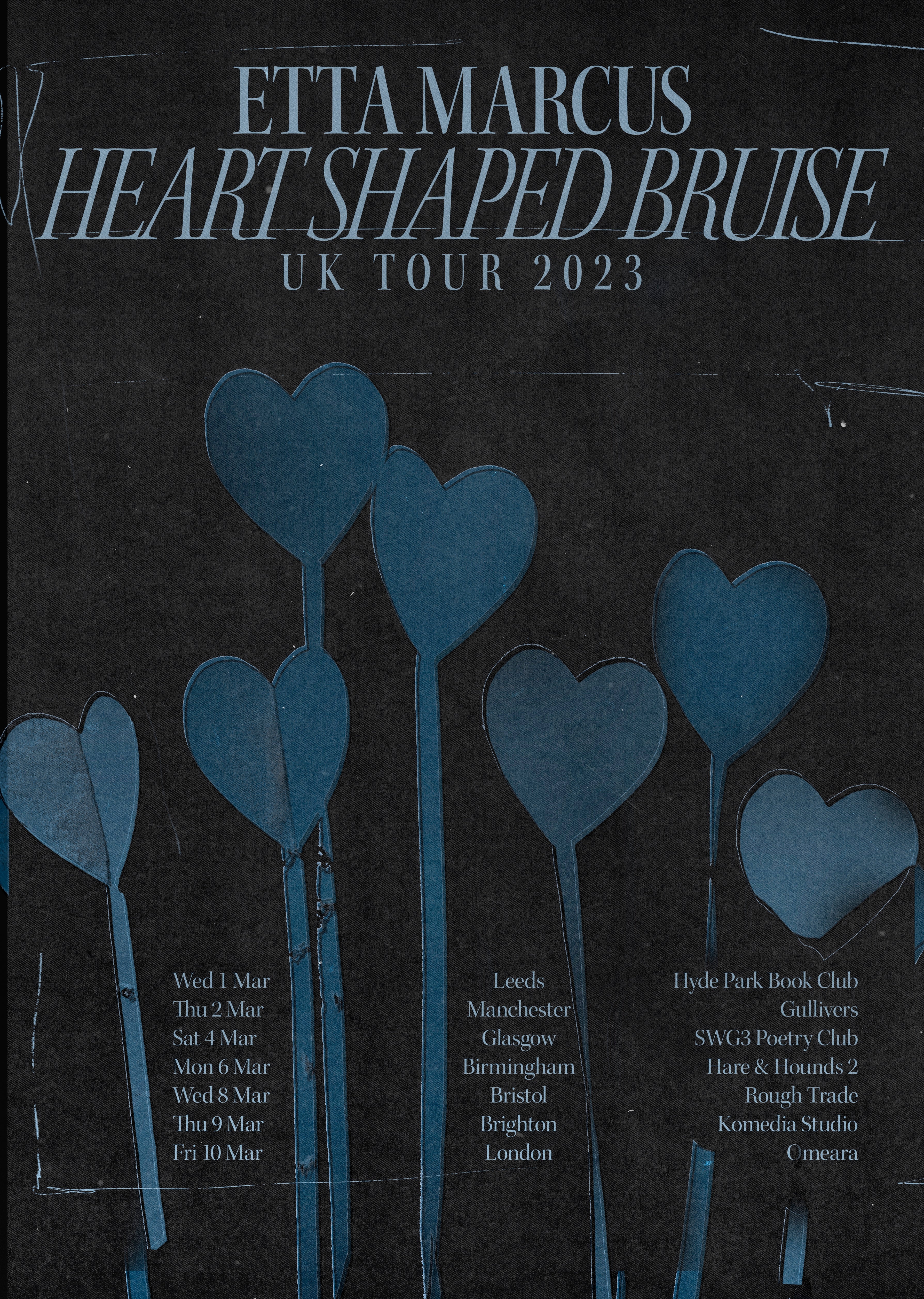 Etta Marcus - Etta Marcus Heart Ribbons Tour Poster