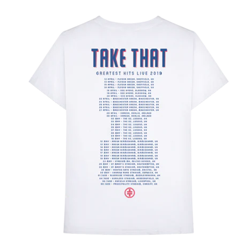 Take That - Retro Tour Tee White