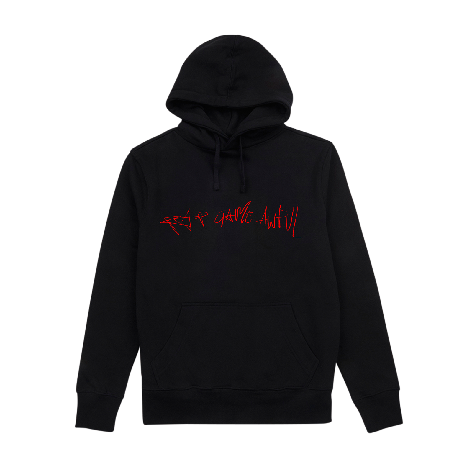 Clavish - Rap Game Awful: Hoodie (black Red) - Polydor Store Uk