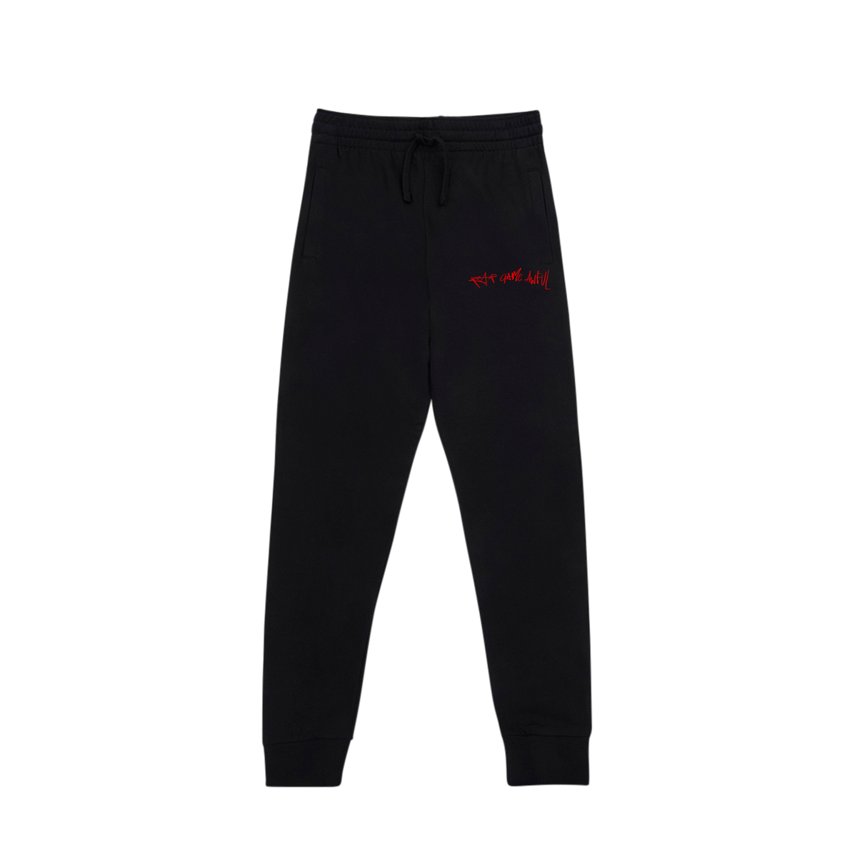 Clavish - Rap Game Awful: Joggers (Black/Red) - Polydor Store UK