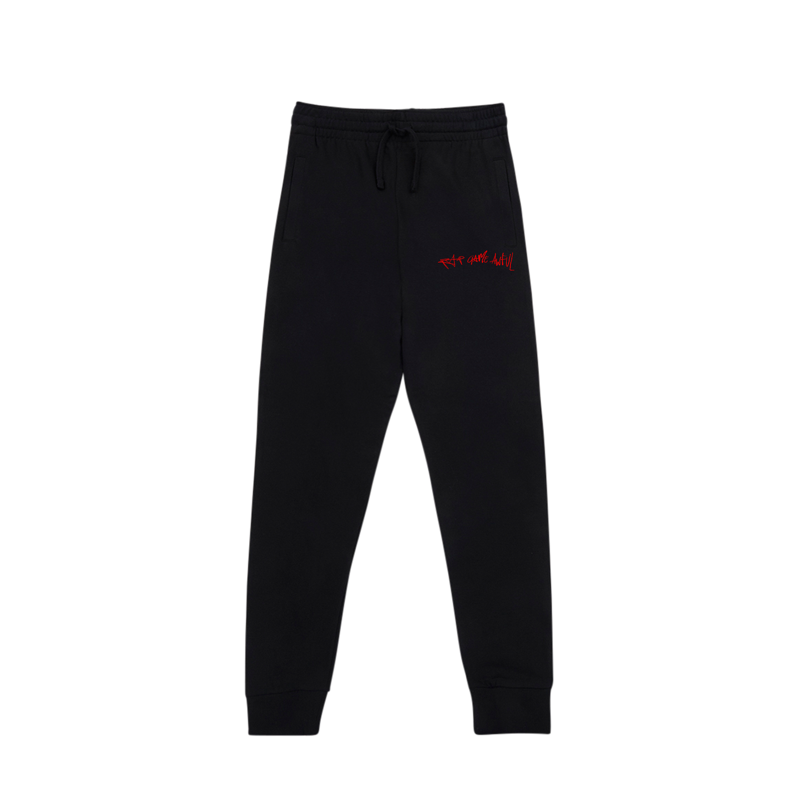 Clavish - Rap Game Awful: Joggers (Black/Red) - Polydor Store UK