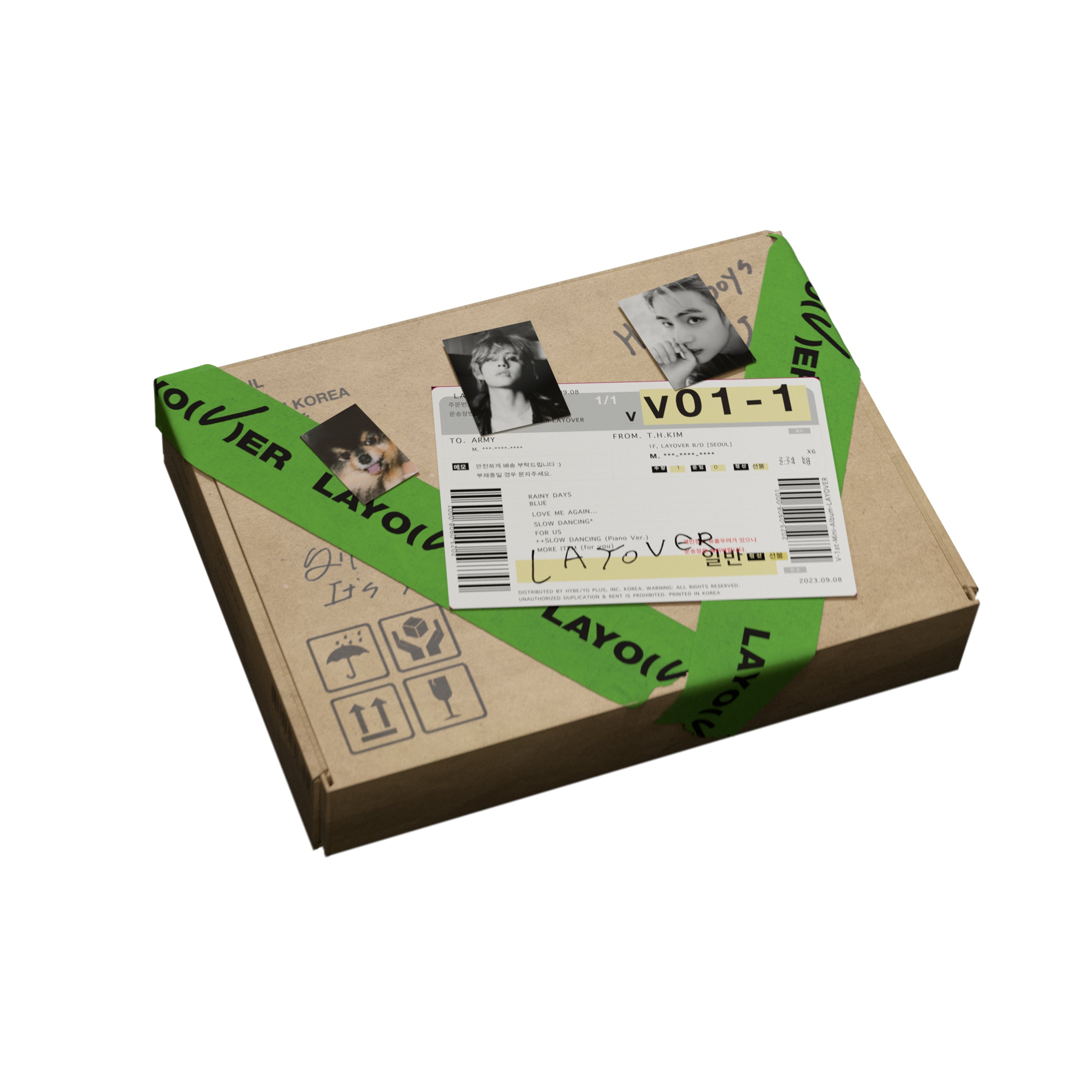 V (BTS) - Layover (Version 01): CD Box Set