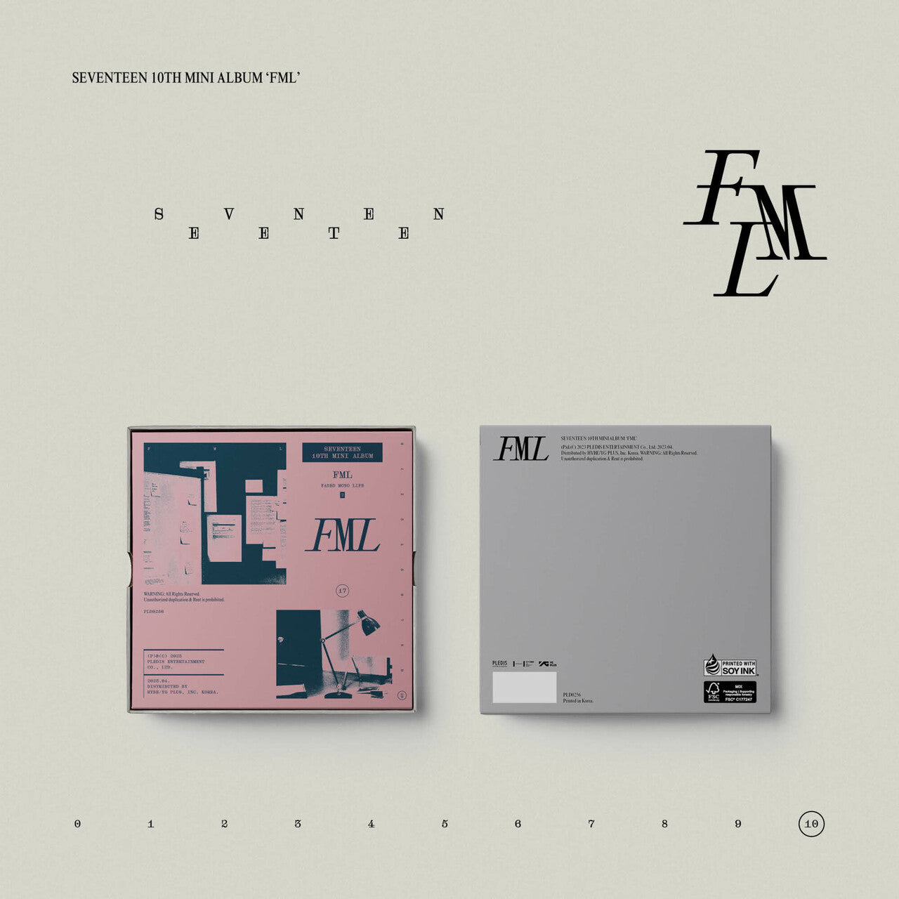 SEVENTEEN - FML (Faded Mono Life): CD Box Set