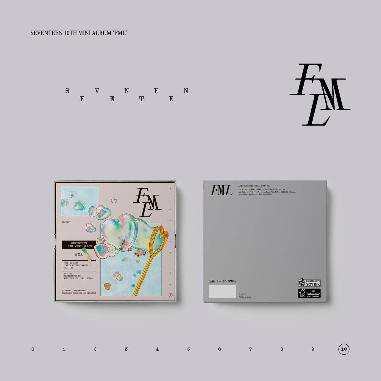 SEVENTEEN - FML (CARAT Version): CD Box Set
